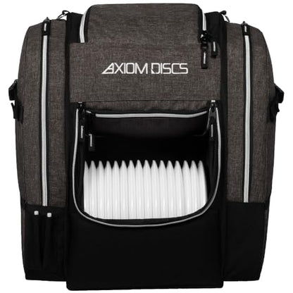 Axiom Discs Voyager Lite Backpack Disc Golf Bag (Choose Your Favorite Color) - color: Heather Gray, style: V2