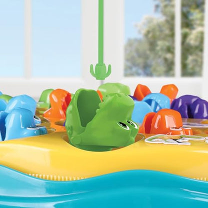 The Fishing Game - Dinosaur Edition - Classic Animated Catching Game, Dinos Spin Around & Bite Up & Down, Kids Ages 3+, 2-4 Players - style: Dinosaur
