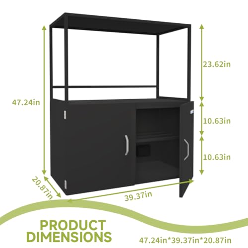 300L Large 3D Printer Filament Storage Stand & Sealed Cabinet with Dehumidifier | Industrial Sealed Cabinet Holds 160 Spools | Protects PLA, ABS, PETG, TPU from Moisture & Oxidation - color: 300l Black