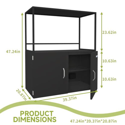 300L Large 3D Printer Filament Storage Stand & Sealed Cabinet with Dehumidifier | Industrial Sealed Cabinet Holds 160 Spools | Protects PLA, ABS, PETG, TPU from Moisture & Oxidation - color: 300l Black