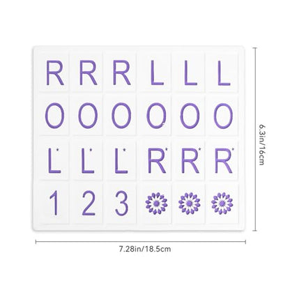 Mahjong Solo Practice Board - Solo Mahjong Board,18.5 * 16cm, Portable Tile Pattern Learning & Strategy Practice Boards for Beginners and Advanced Players - color: Purple