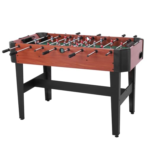 47 Inch Competition Sized Foosball Table with Score Keeper Classic Indoor Soccer Game with Counterbalanced & Uniformed Men for Adults & Families