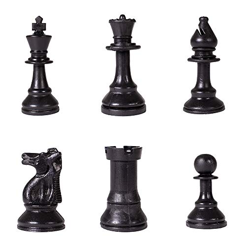 BBG Deluxe Set of Replacement Chess Pieces - Includes Heavy Duty Bucket for Easy Storage!