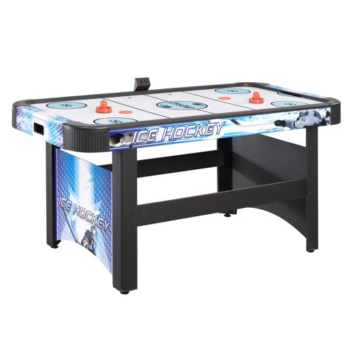 Blue Wave Face-Off 5-Foot Air Hockey Game Table w/Electronic Scoring
