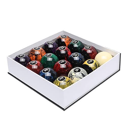 CUPPA Professional Pool Balls/Billiard Balls Set, Complete 16 Balls for Pool Tables - color: Black