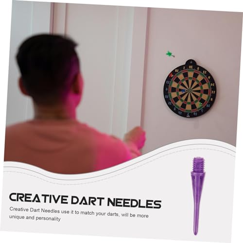 Happyyami Soft Head Soft Tip Parts Accessories Points with Supplies Soft Tip Flights Soft Needles Soft Tip - color: Purple