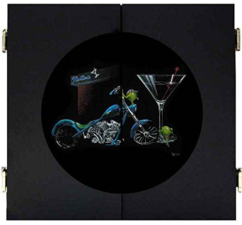 Michael Godard Custom Martini Dart Cabinet