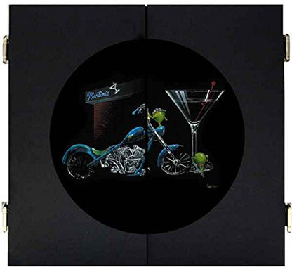 Michael Godard Custom Martini Dart Cabinet