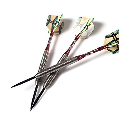 CUESOUL Tungsten Steel Tip Darts- Precise Barrels 18 19 21 24 Grams - color: 22 Grams