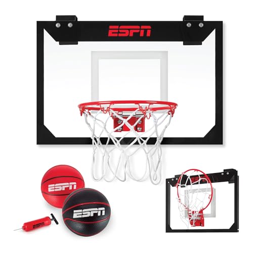 ESPN Over the Door Basketball Hoop for Kids, Ideal for Indoor Games - color: 1 Hoop