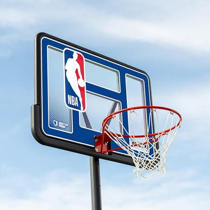 Lifetime NBA League Edition Portable Basketball Hoop, Adjustable Height 7.5-10 Ft, 44 Inch Shatterproof Fusion Backboard, Base with Wheels - color: All NBA