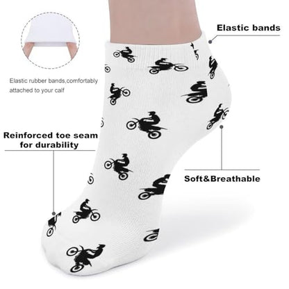 5 Pairs Women’s Low Cut Ankle Socks, Soft Athletic No Show for Running Yoga Daily Wear - color: Picture (13)