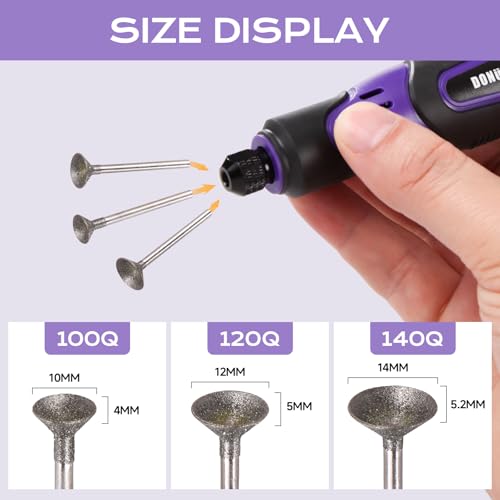 Toutrop Pool Cue Tip Shaper & Electric Cue Tip Grinder, Professional Cue Stick Tool Kit for Billiards Enthusiastsm, Portable Pool Cue Tip Repair Kit – Perfect for Home and Club Use