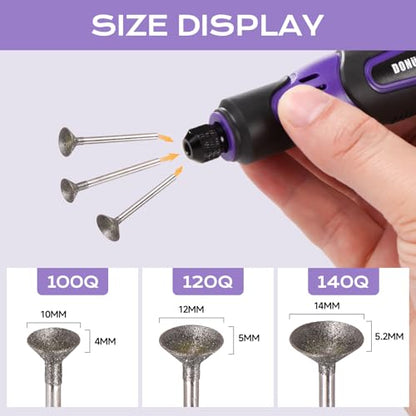 Toutrop Pool Cue Tip Shaper & Electric Cue Tip Grinder, Professional Cue Stick Tool Kit for Billiards Enthusiastsm, Portable Pool Cue Tip Repair Kit – Perfect for Home and Club Use