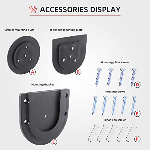 CyeeLife Dartboard Bracket Hanging Dartboards Professional,Dart Board Accessories,Black