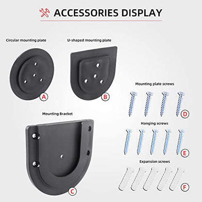 CyeeLife Dartboard Bracket Hanging Dartboards Professional,Dart Board Accessories,Black