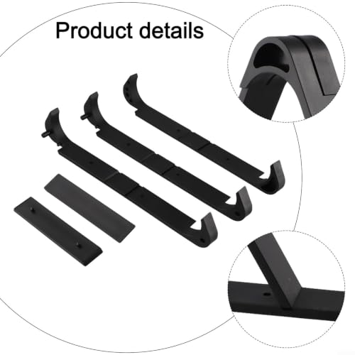 Billiard Ball Rack, Dual-Purpose 8-Ball Triangle and 9-Ball Diamond Rack, High-Strength Plastic Pool Ball Holder for Standard 2-1/4 Inch Balls, Black