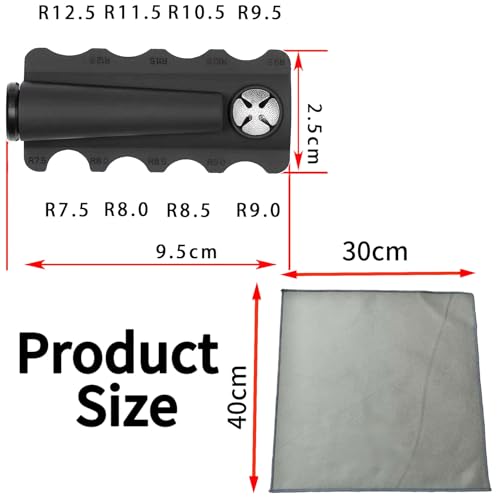 5 in 1 Pool Cue Tip Head Repair Tool Cue Wipes Cloth Kit,Cue Repair Cleaning Tool Set,Pool Cleaner Burner Accessories,Multifunctional Billiard Cue Tip Dresser,Portable Billiard Accessories