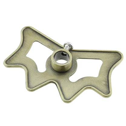 DGZZI Billiard Bridge Head Brass Slip-On Moosehead Bridge Head for Billiard Pool Cue Stick