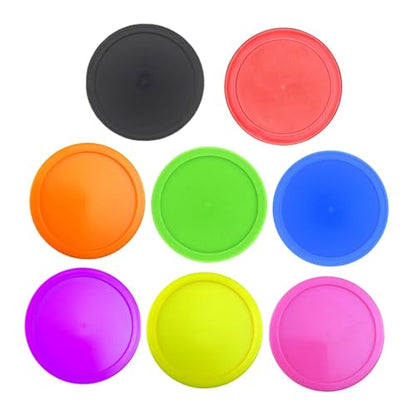 8Pcs Air Hockey Pucks for Kids Adults Mini Replace for Sports Party Birthday