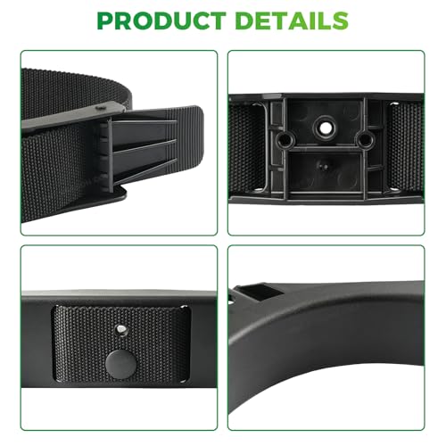Panglong 2 Seat DS Golf Cart Bag Holder with Screws, Golf Bag Attachment for 1987-Up Club Car DS 2 Seat Models, OEM #1013935