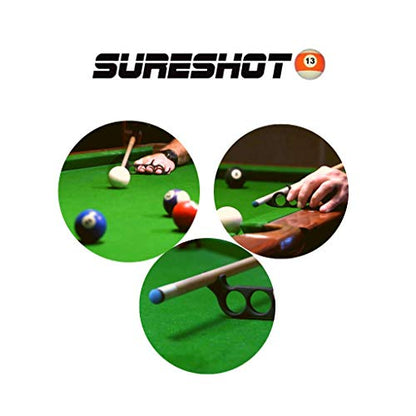 Sureshot Billiard Mechanical Bridge for Billiards, Hand Held Pool Bridge, Billiards Pool Cue Accessory, The First Ever Handheld Snooker Accessory That Perfects Every Shot!