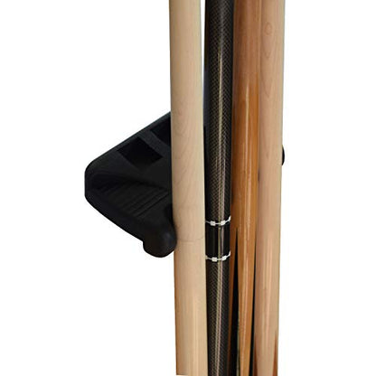 CROWN ME Cue Holder, Portable Weighted Billiard Cue Rack with Chalk Holder, Pool Cue Rest Stick Holder, 4 Holes - style: 4 Holes