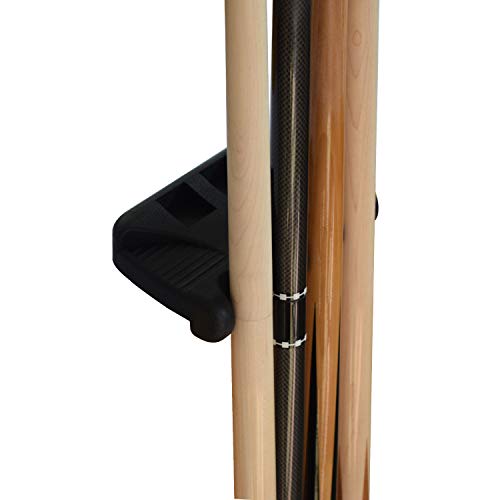 CROWN ME Cue Holder, Portable Weighted Billiard Cue Rack with Chalk Holder, Pool Cue Rest Stick Holder, 4 Holes - style: 4 Holes
