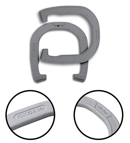 Baden Champions Horseshoe Set | Backyard Games | Tournament Quality Forged Steel Construction, Durable Gray/Black Design