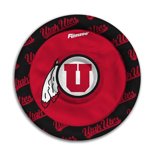 YouTheFan NCAA Utah Utes Flimzee Bean-Bag Flying Disc - style: Utah Utes
