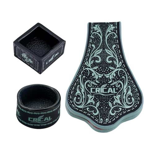 CRICAL Portable Magnetic Pool Chalk Holder Square Chalk Cube Holder Billiard Cue Accessory Gift Idea - color: CL-ChalkHolder Black Blue-RS