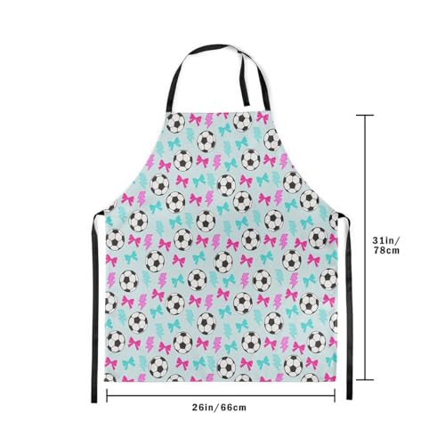 Manfei Volleyball Kids Kitchen Apron - color: Pink Blue