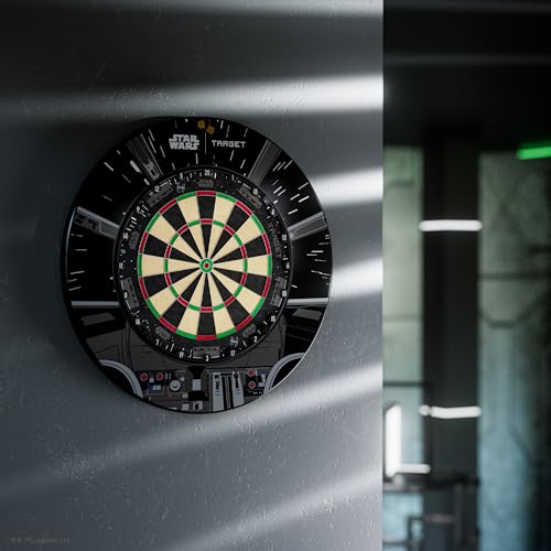 Target Darts TOR Dartboard & Dart Board Bundles | Competition Standard Steel Tip Board with Fixing Kit | Also Available: Special Edition Luke “The Nuke” Littler Board and Surround or Star Wars Galaxy - style: Star Wars Bundle
