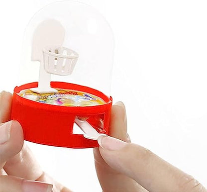 Mini Finger Basketball Shooting Game, Mini Handheld Desktop Table Basketball Game for Teen Development Educational Sport for Reduce Stress Killing Time Basketball Game Time (Random Color)