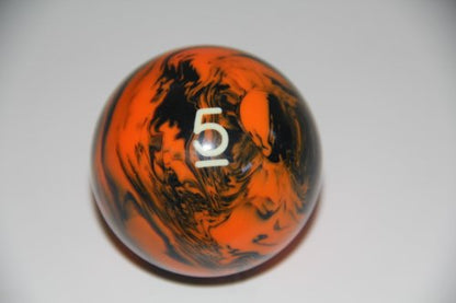 BuyBocceBalls Listing - EPCO Replacement Ball #5 Marbleized Glo Regulation Billiard or Pool Set, 5.75oz, 2.25" diam