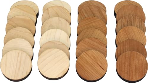 Large Checker Set with Maple & Cherry Checkers - Made in USA