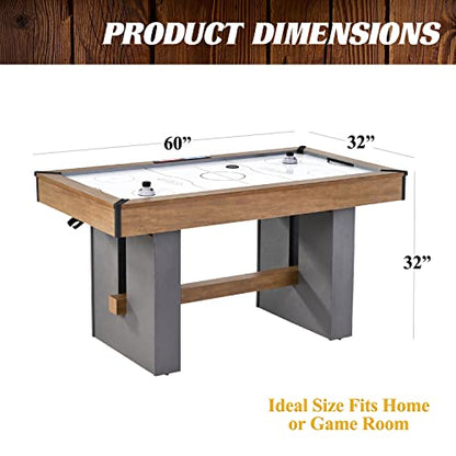 Barrington Billiards Air Hockey Table with Accessories, Perfect for Family Game Rooms | with Accessories - style: 5 Ft. Urban
