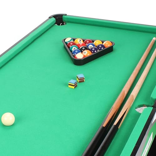 Kids Pool Table Set with Balls Chalk Triangle Rack for Office Desk Use Children Adults