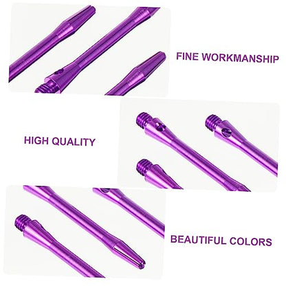 Mikikit 12pcs 45mm Darts Shaft Metal Stems 2BA Thread Aluminum Alloy for Soft Tip and Tip Darts Compatible Professional Sets