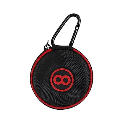 Scott Edward Billiard Cue Ball, Standard Table Practice Training Ball for America Pool Eight Balls 57.2mm/2.25in Diameter, Billiard Accessories,Carrying Case Holder - color: Red