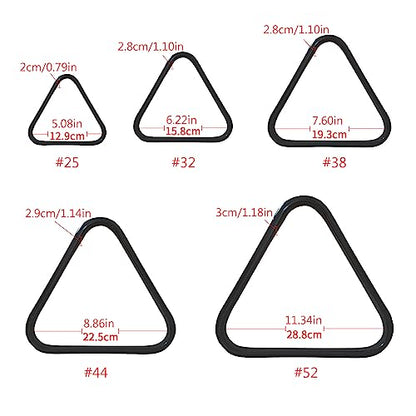 Triangles Billiard Balls Rack Frame Triangles Pool Positioning Rack Setting Frame Tripods Billiard Holder Snookers Table Balls - size: for 32mm ball