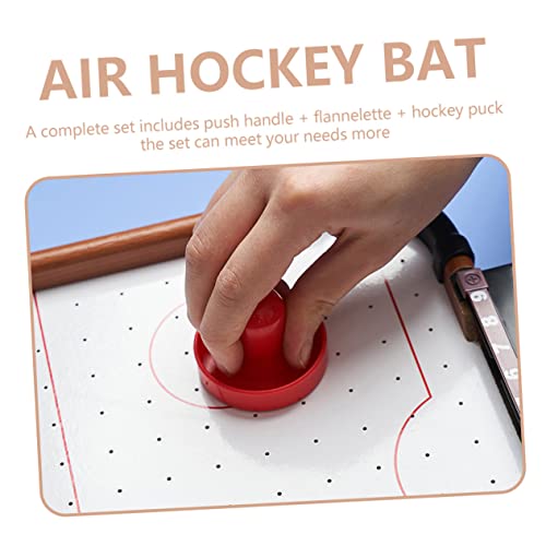 VANZACK 1set Air Hockey Pucks and Accessories Kit Pucks Strikers and Cloths for Rooms and Carnivals