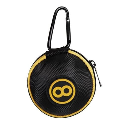Cue Ball Case 2.24in Billiard Ball Carrying Case, Easy to Carry Clip-on Cue Ball Bag for Billiard Balls, Training Balls and Pool Balls - color: Yellow