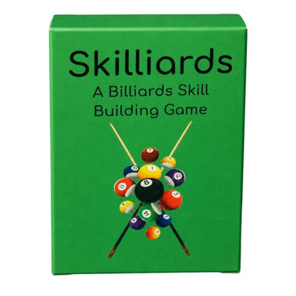 Hickoryville Skilliards Billiards Training Card System - Professional Pool Practice Drills and Skill Building Exercises | Structured Coaching Tool with Progressive Difficulty Levels