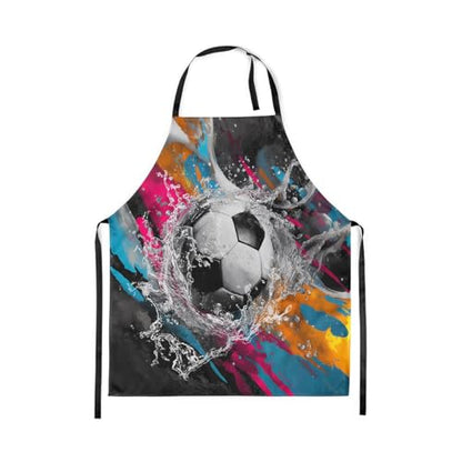 Castle Fairy Basketball Kitchen Apron - color: Graffiti Soccer