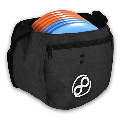 Infinite Discs Easy Bag - Disc Golf Starter Bag, Storage for 10 Discs - color: Black