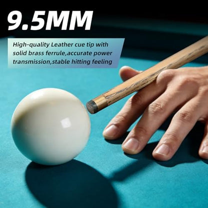 Kmise Snooker Pool Cue Sticks Set Blue Black 20oz