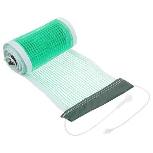Abaodam Portable PE Table Tennis Net with Poles Thickened Sports Replacement Net for Indoor Outdoor Backyard Foldable Lightweight for Family Play