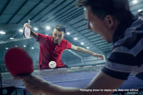 PARTY BALL Sports Ping Pong Balls – Official Size 40mm 3-Star Professional Table Tennis Balls, Durable High Performance for Training & Competition, White (24 Pack)