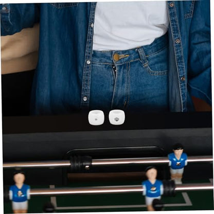 Toddmomy 4Pcs Foosball Stop Ring Goal Bar Locator Positioners for Table Soccer Enhance Game Precision Easy Installation for Home